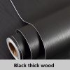 Black thick wood