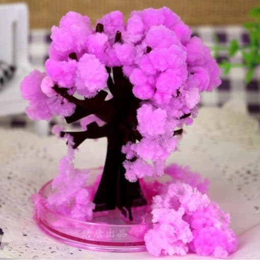 1045087 dab279 Magischer Sakura Baum 9x8cm Rosa Magie Japanischen Sakura Baum-Markenprodukt Made in Japan Papier Bäume Spielzeug