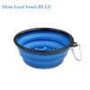 Blue slow food bowl