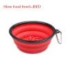 Red slow food bowl