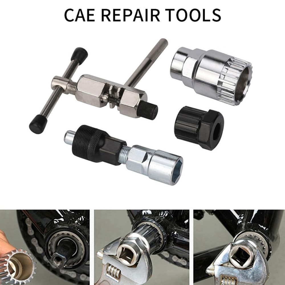 Removal Repair tool kit set bicicleta manivela extractor marchitadas traje para principiantes 