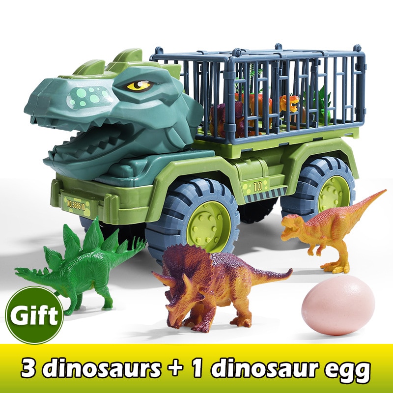 TRUCK Assemblato Combinazione con accessori strumenti giocattolo Dinosauro Bambini Regalo Nuovo 