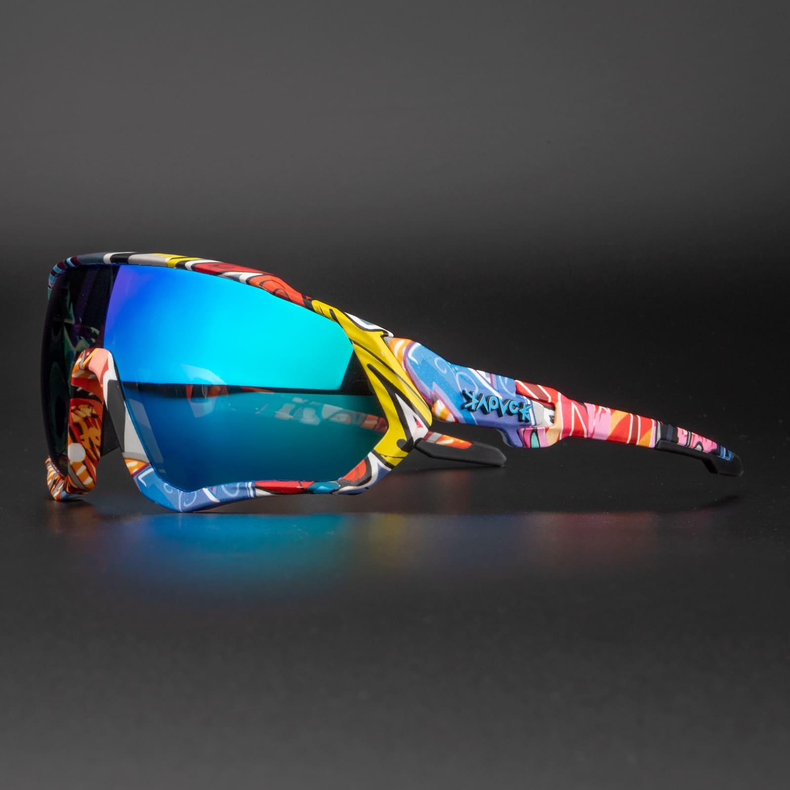 Airsoft und Laufen Sportbrille zum Radfahren Beständig MTB Made in Italy ETHEN Sonnenbrille für Herren / Damen 