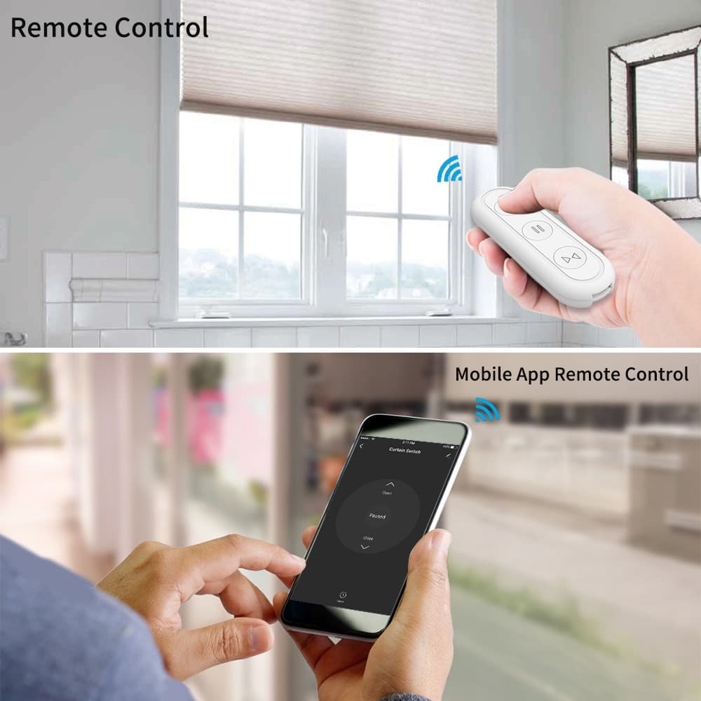 Tuya RF WIFi Smart Persienner Lukkerkontakt Google Home Alexa Echo Voice Control Smart Home App