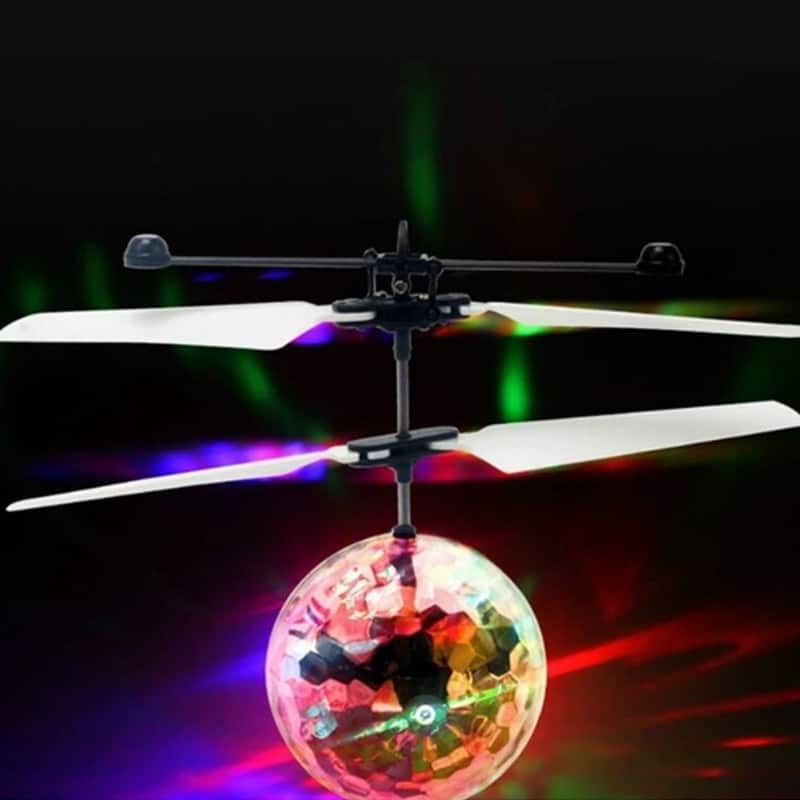 Magic Electric Flying Ball Helicopter w/ LED Light Infrared Sensor Toy Gift AO 