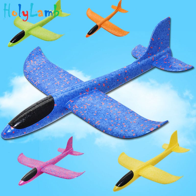 paperback beweging Kort leven Piepschuim vliegtuig 48cm - zweefvliegtuig, vliegtuig, zweefvliegtuig,  vliegtuig voor kinderen, handmatig werpen, buitenspeelgoed 