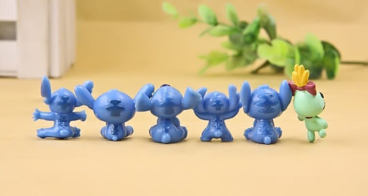 12 pezzi Disney Lilo & Stitch Action Figure Collezione Set Bambini Giocattolo Regali 3.5cm 