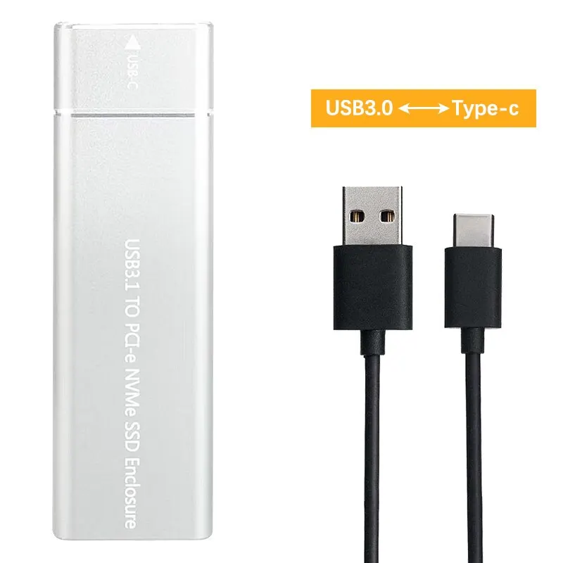 USB tipo C argento