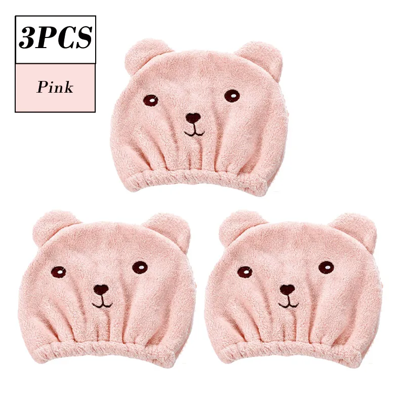 Bear-Pink-3PCS