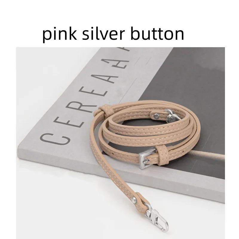 Roze zilveren knop