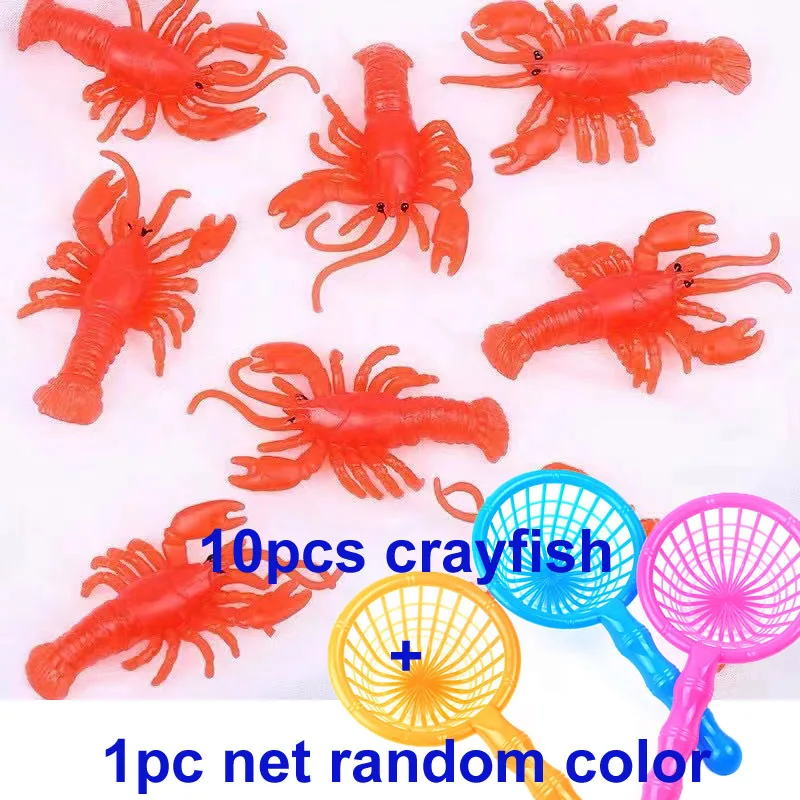 1set red crayfish
